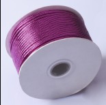 Zdjęcie - Sznurek do sutaszu chiński metallic pink 2.5mm
